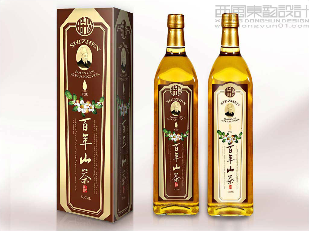湖北李時珍健康產業(yè)公司山茶油包裝設計
