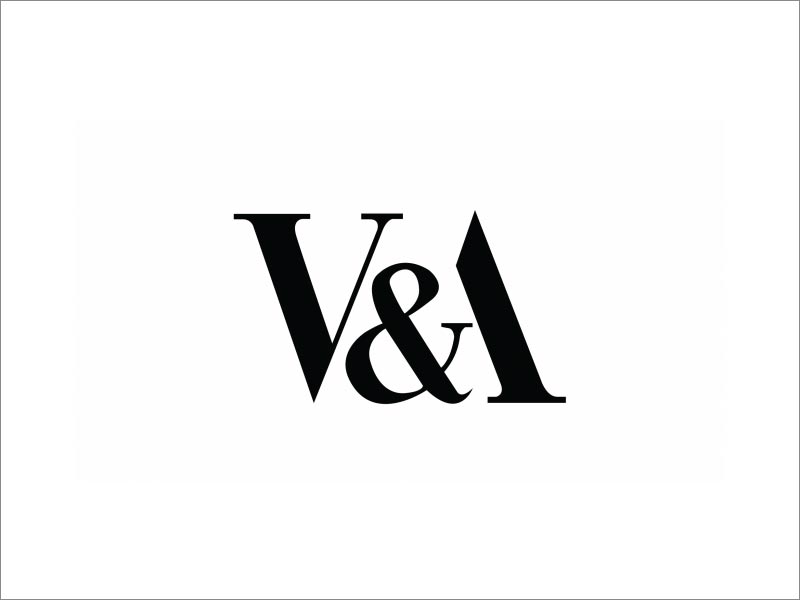 V＆A logo設(shè)計，由Alan Fletcher在1990年設(shè)計，至今仍在使用