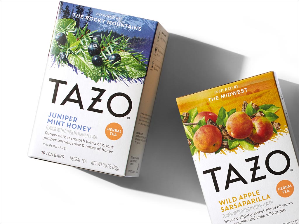 聯(lián)合利華Tazo茶飲料包裝設計