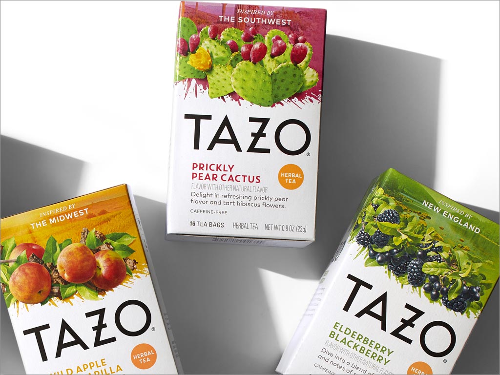 聯(lián)合利華Tazo茶飲料包裝設計