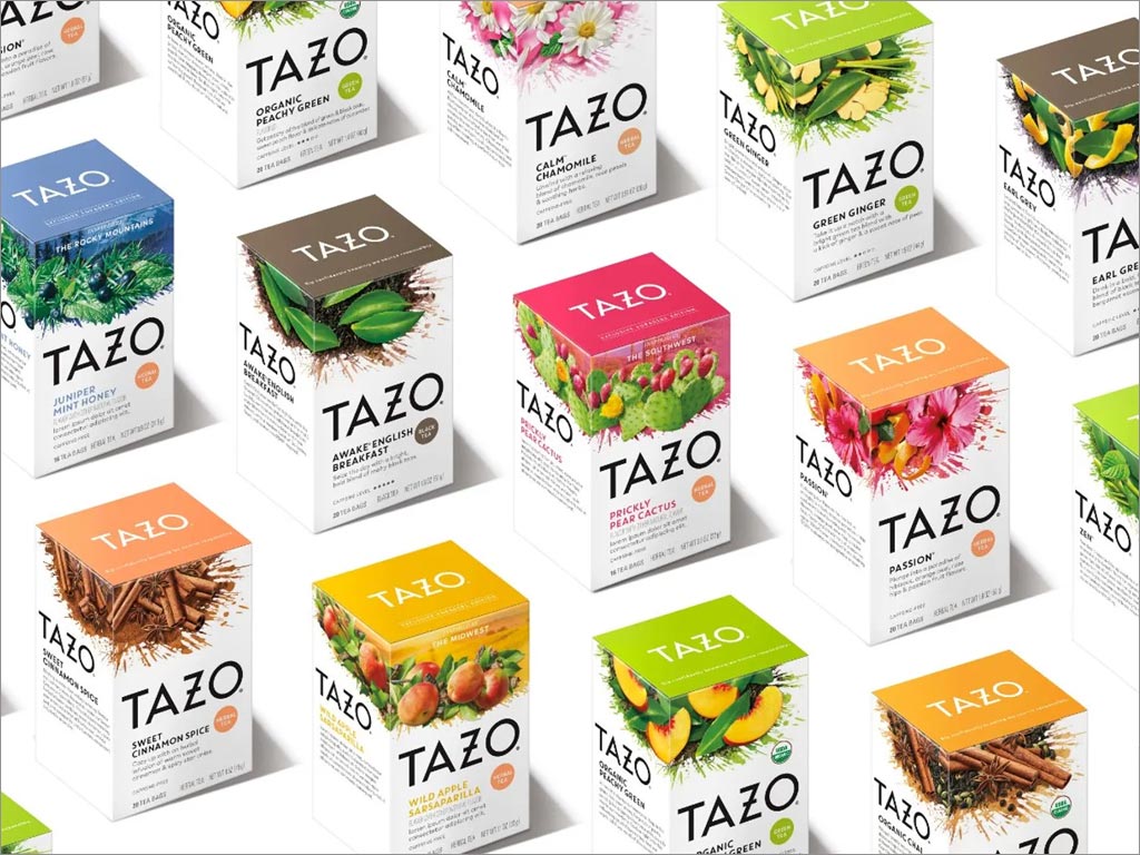聯(lián)合利華Tazo茶飲料包裝設計