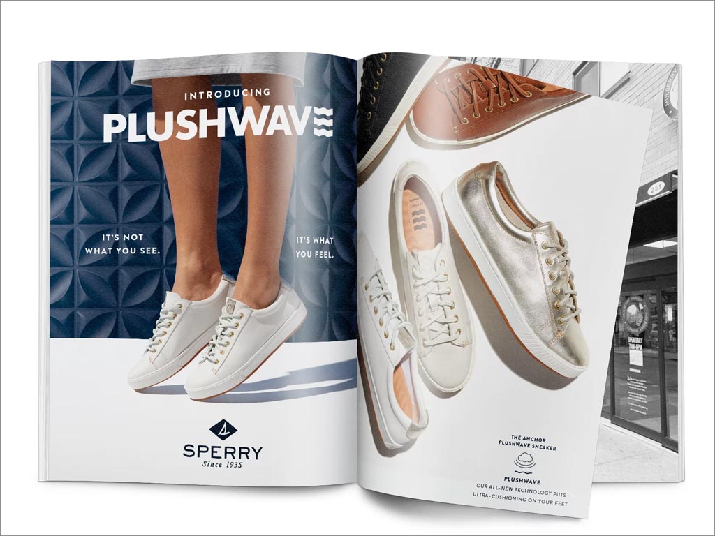 SPERRY PLUSHWAVE休閑鞋產(chǎn)品手冊設(shè)計(jì)