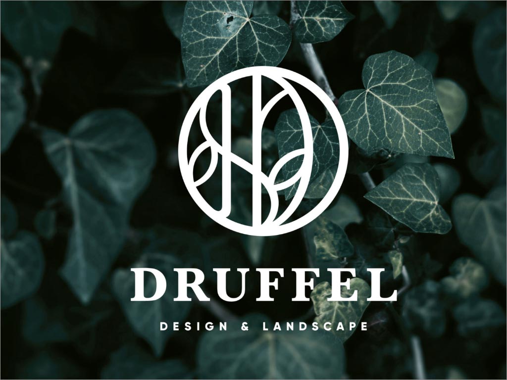 美國(guó)Druffel景觀設(shè)計(jì)服務(wù)公司品牌形象logo設(shè)計(jì)