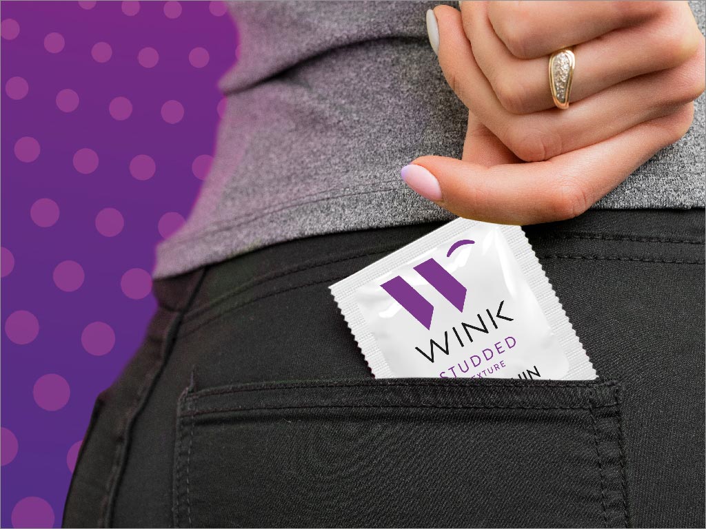 Wink安全避孕套內(nèi)袋包裝設計之實物照片