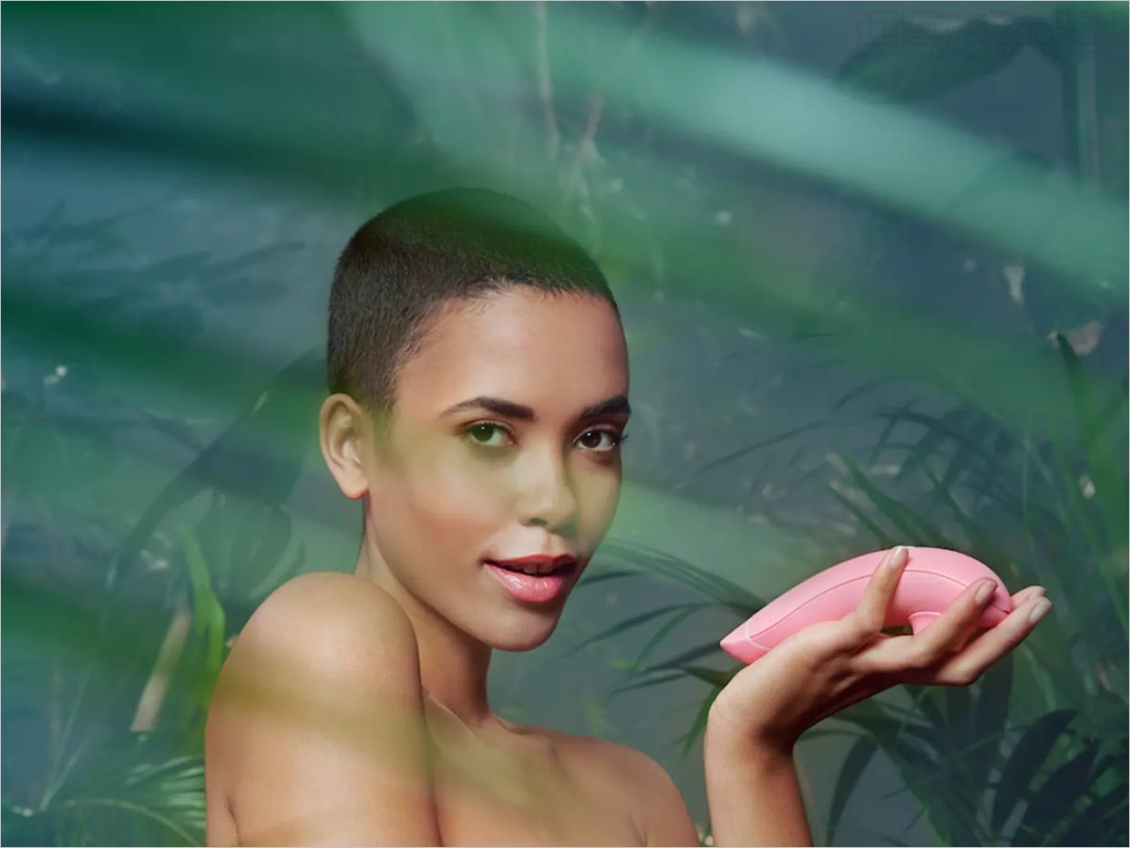 可生物降解的美國Womanizer性健康情趣玩具用品包裝設(shè)計之實(shí)物照片