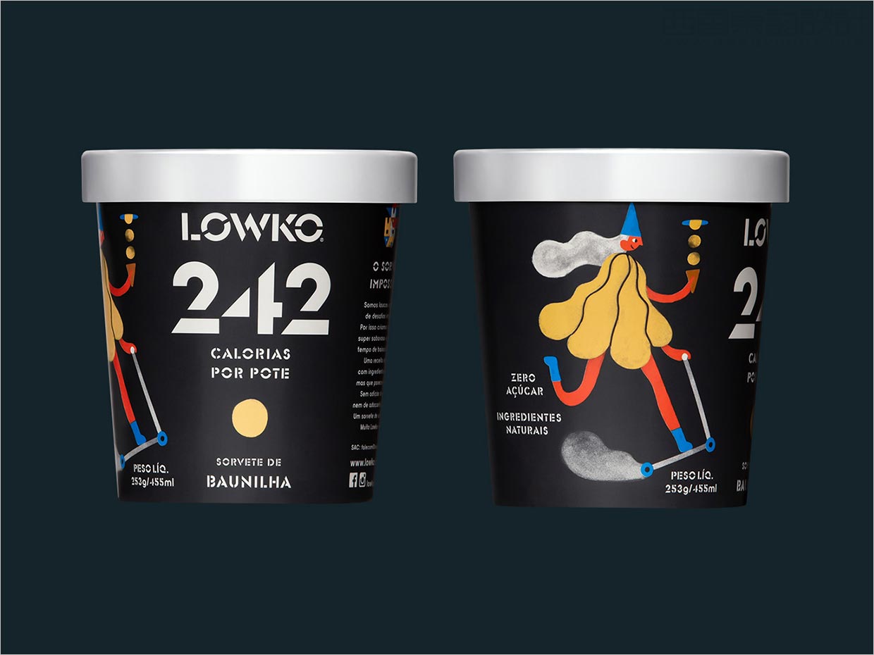 Lowko 冰淇淋冰淇淋包裝設(shè)計(jì)，適合各種個(gè)性和口味的角色