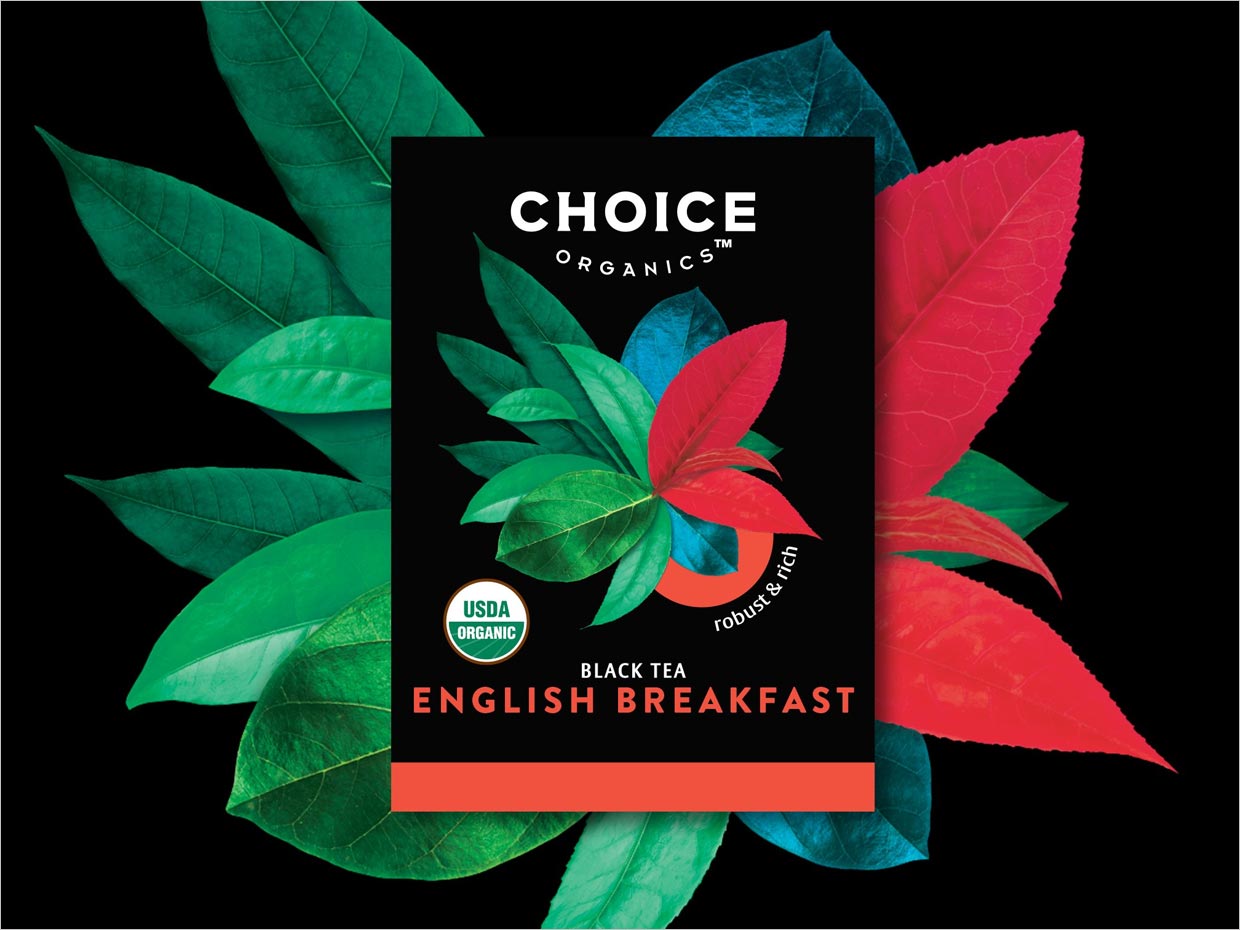美國Choice Organics Teas有機(jī)茶葉飲料包裝設(shè)計