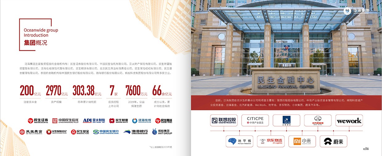 中國(guó)泛?？毓杉瘓F(tuán)35周年畫冊(cè)設(shè)計(jì)之集團(tuán)概況頁(yè)面設(shè)計(jì)