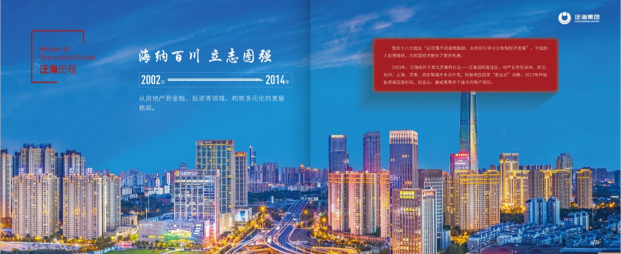 中國(guó)泛?？毓杉瘓F(tuán)35周年畫冊(cè)設(shè)計(jì)之泛海歷程頁(yè)面設(shè)計(jì)