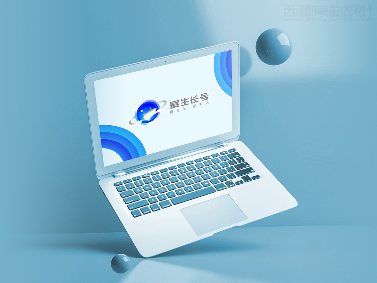 百度大學(xué)度生長號(hào)品牌logo設(shè)計(jì)應(yīng)用之電腦屏保