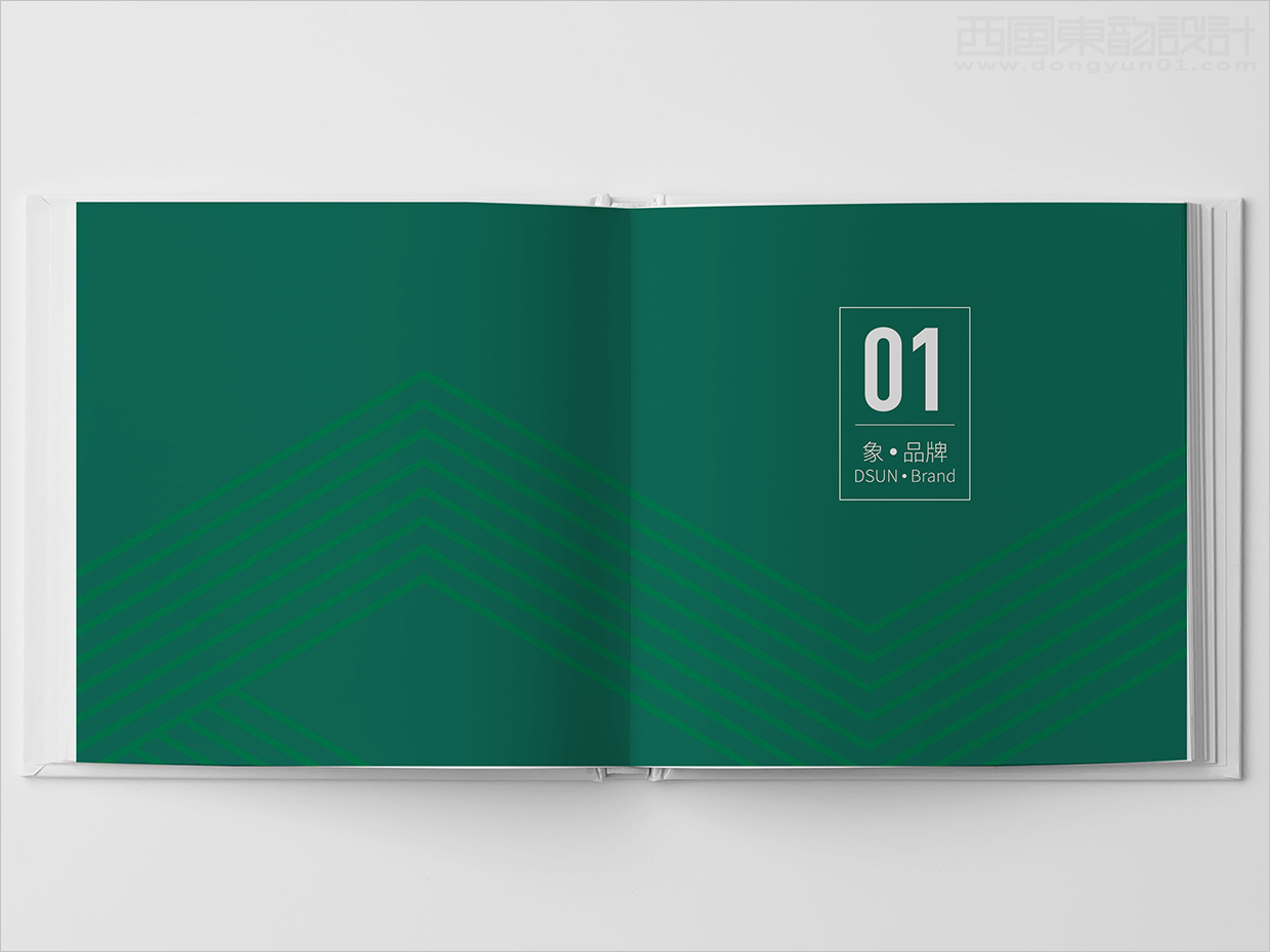山東日照大象房屋建設公司畫冊設計之內(nèi)頁設計