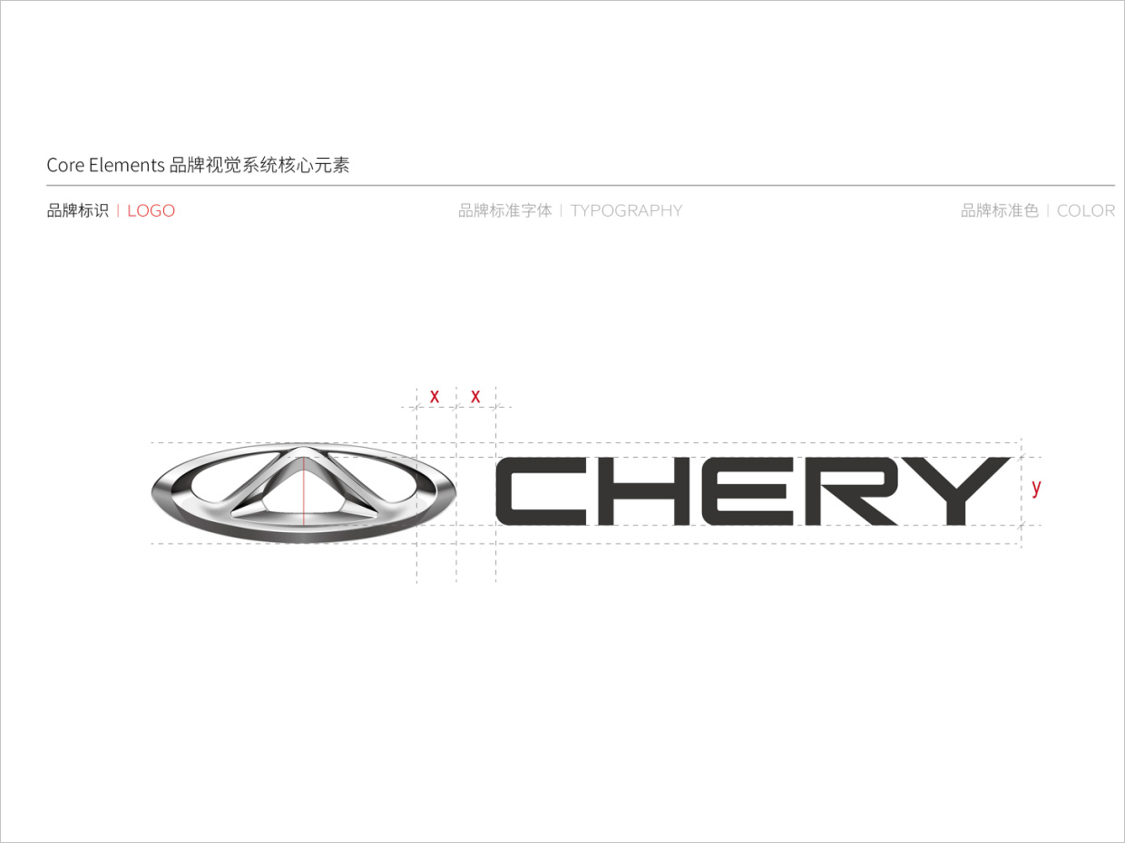 奇瑞汽車品牌形象升級(jí)vi設(shè)計(jì)之logo規(guī)范設(shè)計(jì)