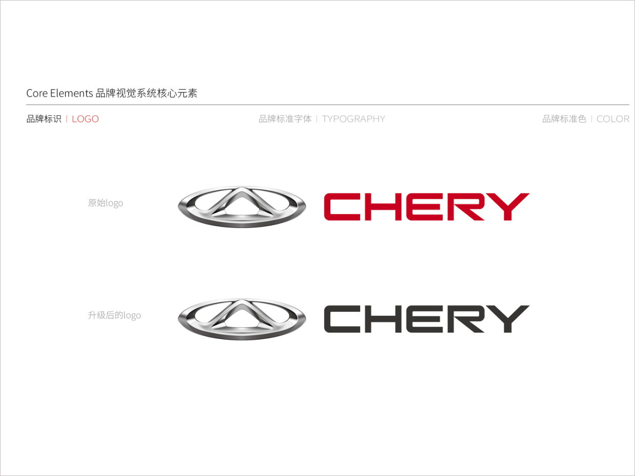 奇瑞汽車品牌形象升級(jí)vi設(shè)計(jì)之logo設(shè)計(jì)
